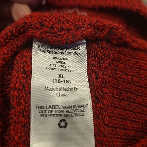 HOLIDAY TIME Long Sleeve Round Neck Sweater White Stars Womens with Sequins XL - Picture 7 of 8